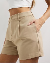 Dazie - Heritage Tailored Woven Shorts