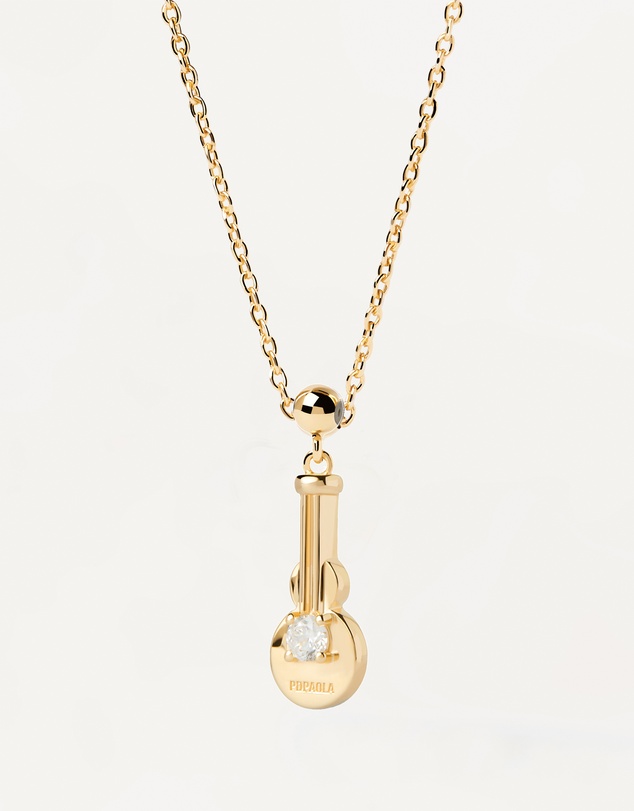 PDPAOLA - Charm Necklace Guitar Charm
