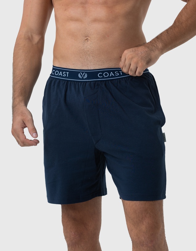 Coast Clothing - Navy Lounge Shorts