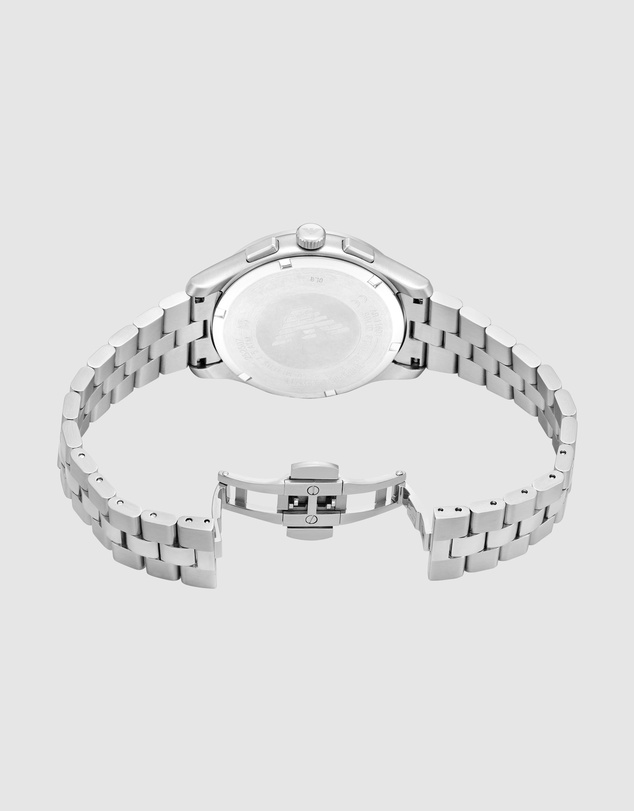 Emporio Armani - Silver Tone Chronograph Watch