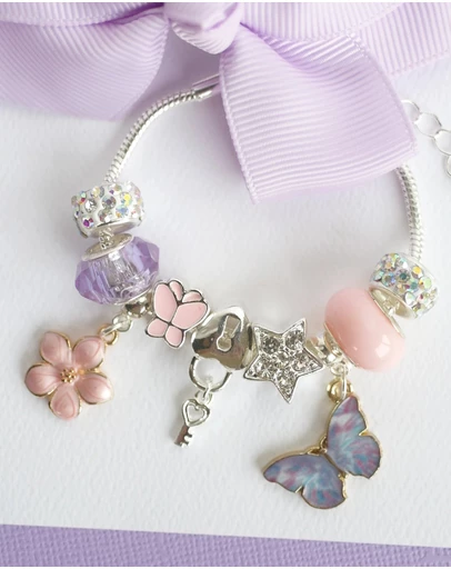 Lauren Hinkley - Butterfly Magic Charm Bracelet Boxed