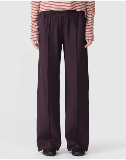Bassike - Wide Leg Athletic Tape Pants