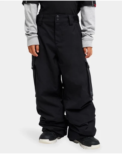 Quiksilver - Boys 8 to 16 Snow Down Cargo Snow Pants