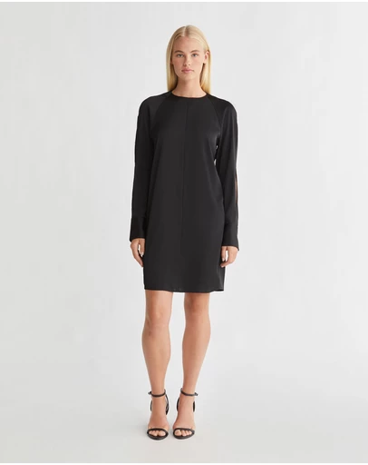 Calvin Klein - Satin Mini Shift Dress