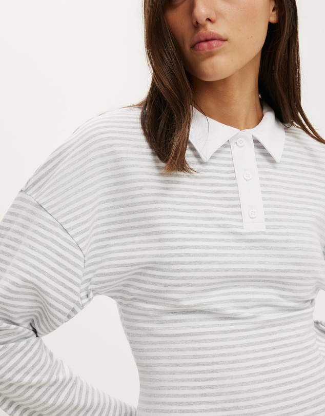 Cotton On - Everyday Smooth Polo Long Sleeve