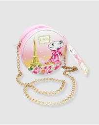 Claris The Chicest Mouse In Paris By Pink Poppy - Claris The Chicest Mouse in Paris™ Magnificent Mess Printed Handbag