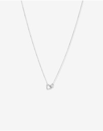Michael Hill - Double Open Heart Necklace in Sterling Silver