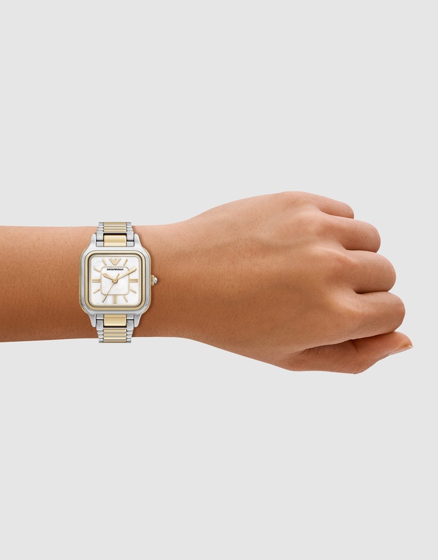 Emporio Armani - Two Tone Analogue Watch