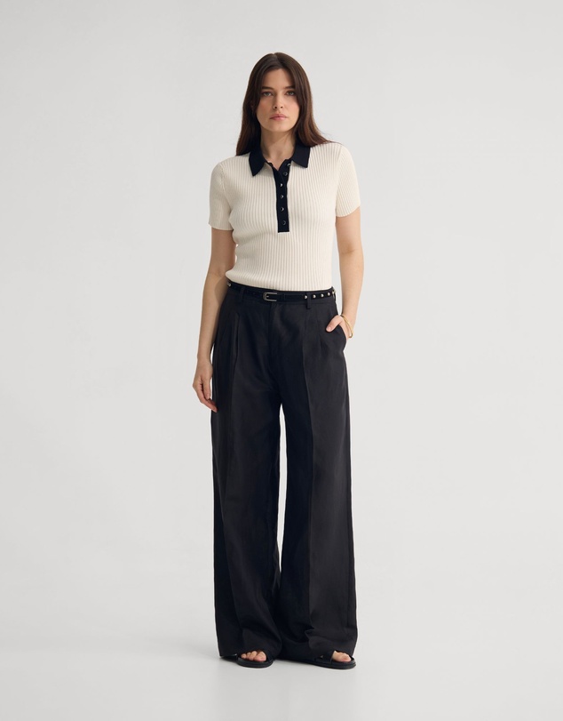 Oxford - Monique Rib Polo Knit