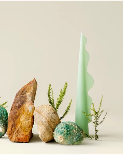 Black Blaze - Seaweed Pillar Candle