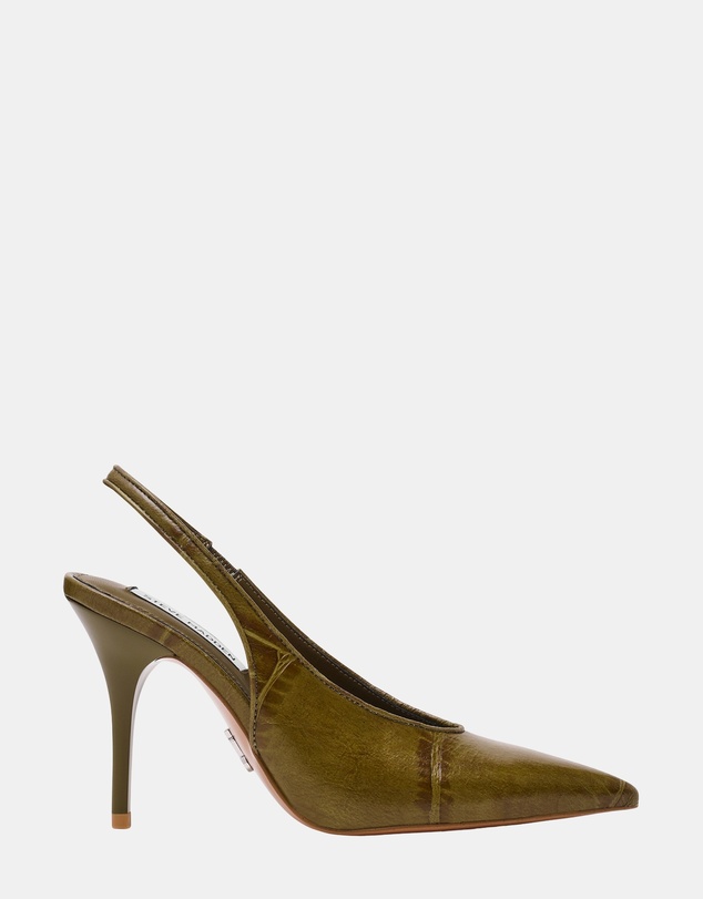 Steve Madden - Andromeda Green Croco Heels