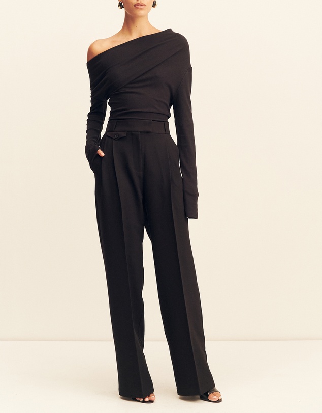 Shona Joy - Irena High-Waisted Tailored Pants