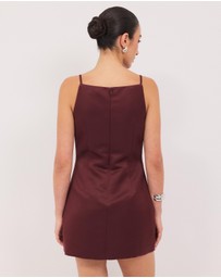Calli - Marla Satin Mini Dress