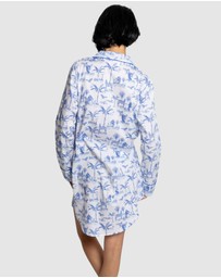 Sant And Abel - Women's Skydog Blue Night Shirt