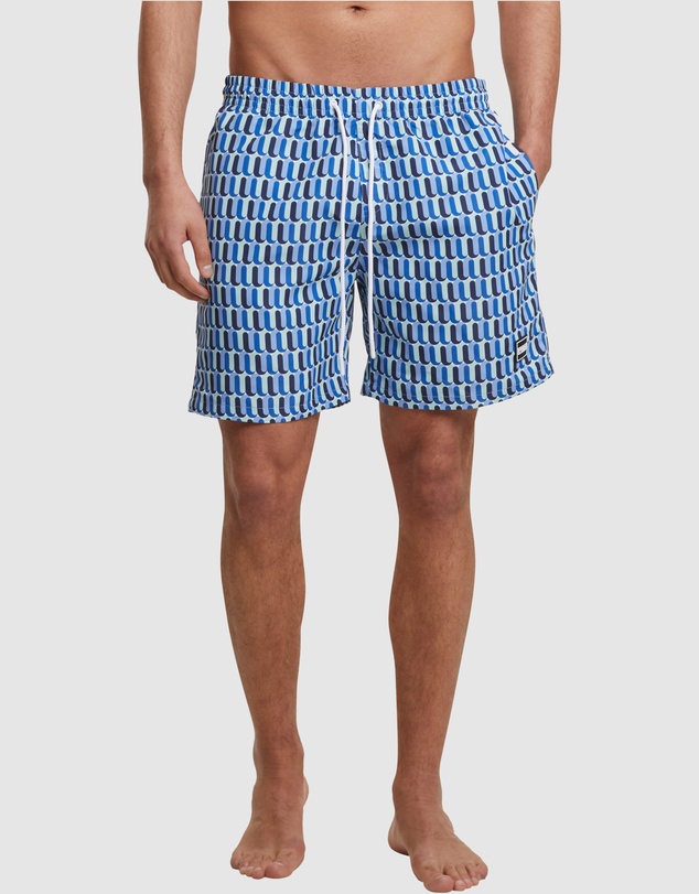 Urban Classics - Pattern Swim Shorts