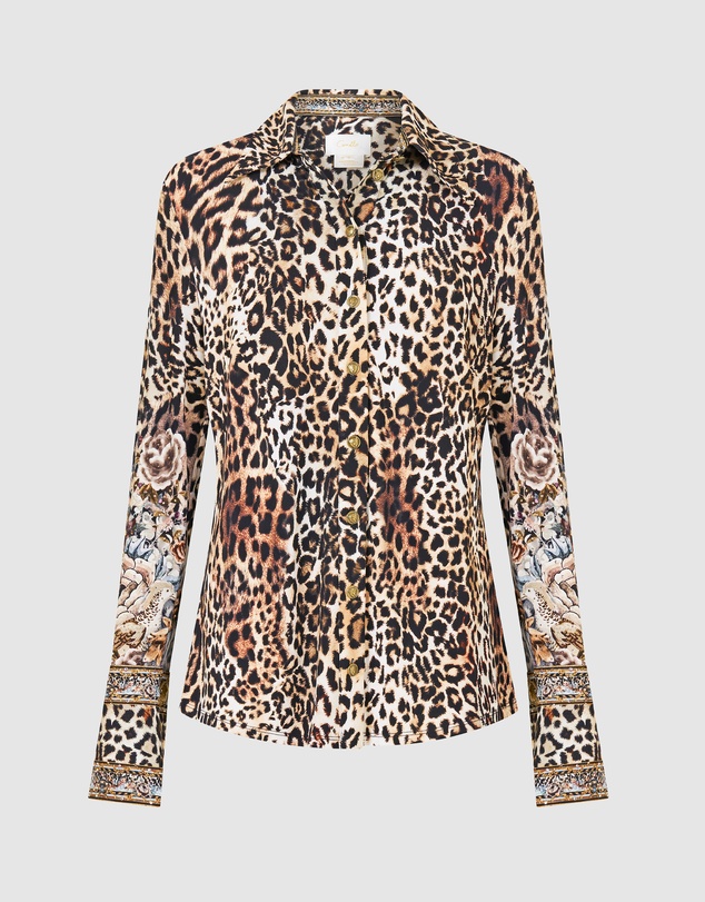 Camilla - Fitted Jersey Shirt