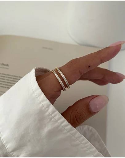 The Silver Collective - Elle Ring Gold