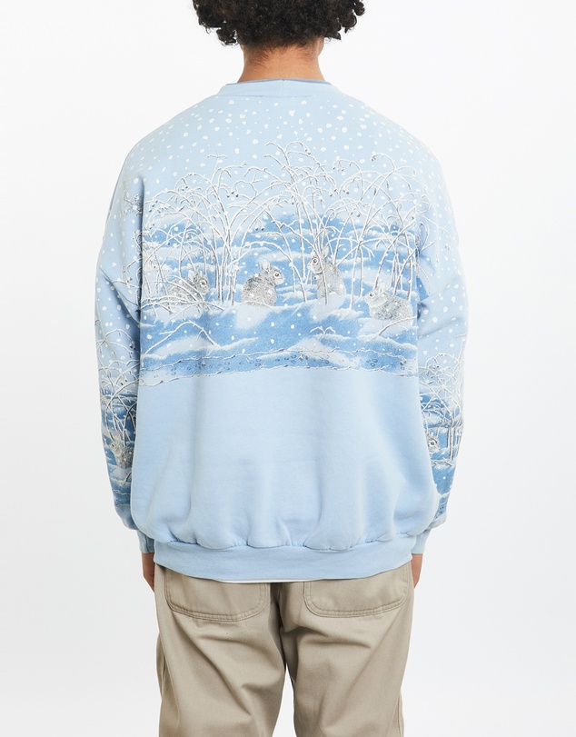 Vintage by The Real Deal - Pre Loved - 90s Rabbit Wildlife Sweatshirt