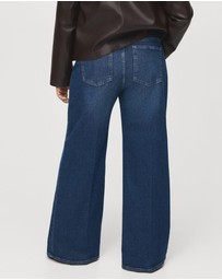 M.N.G - High-Waisted Wide-Leg Jeans