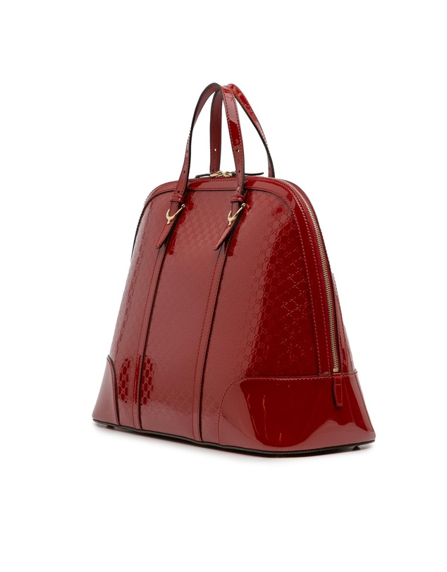 Pre-Loved by Azura Reborn - Pre-Loved Large Microguccissima Patent Nice Dome Top Handle Bag
