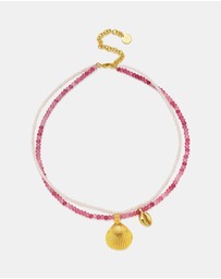 Amber Sceats - Evisa Necklace in Pink