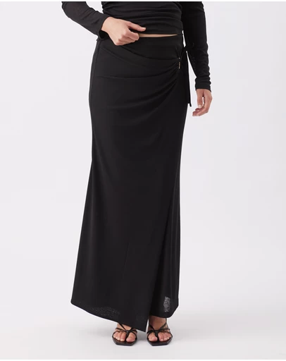 Ripe Maternity - Rhi Mock Wrap Skirt