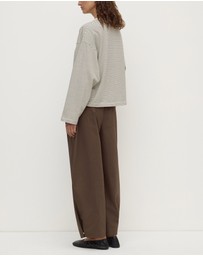 Assembly Label - Malone Stripe Wide Sleeve Tee