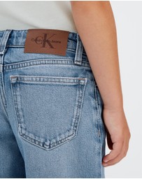 Calvin Klein Jeans - Girls High Rise Wide Leg Jeans
