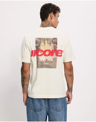 Jack & Jones - Club Photo Print SS Crew Neck Tee