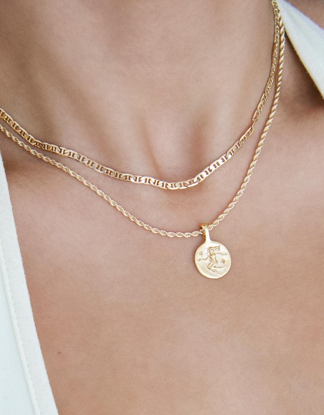 HOUSE OF SLANI - Slim Mar Chain Necklace