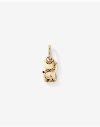 Michael Hill - Lucky Cat Pendant with Diamond in 10kt Yellow Gold