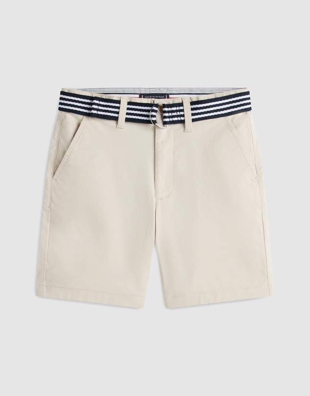 Tommy Hilfiger - Essential Signature Belt Loose Chino Shorts - Teens