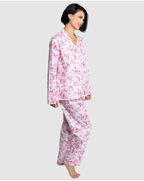 Sant And Abel - Women's Skydog Pink Long PJ Set