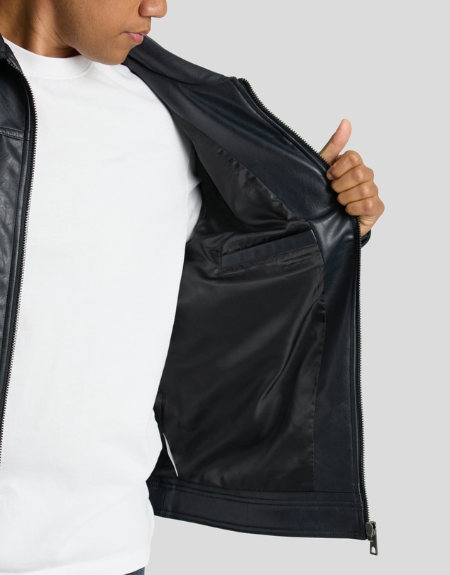 Johnny Bigg - Rebel Faux Leather Jacket