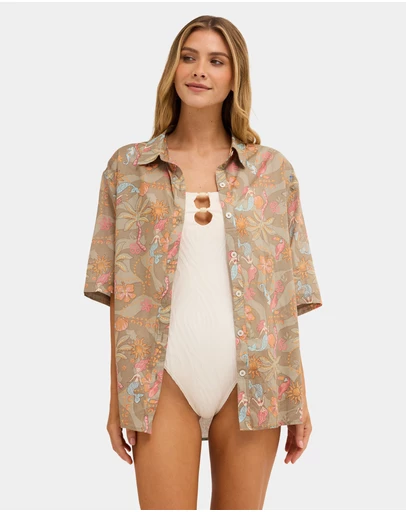 Billabong - Womens Lost In Paradise Short Sleeve Shirt