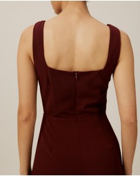 Tussah - Square Neck Midi Dress