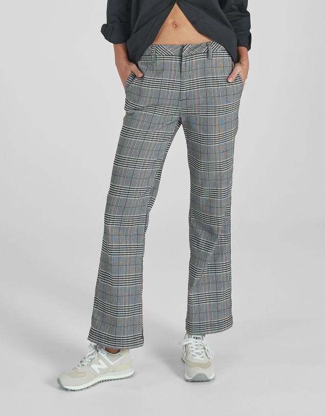DRICOPER DENIM - Check Kick Flare Trousers