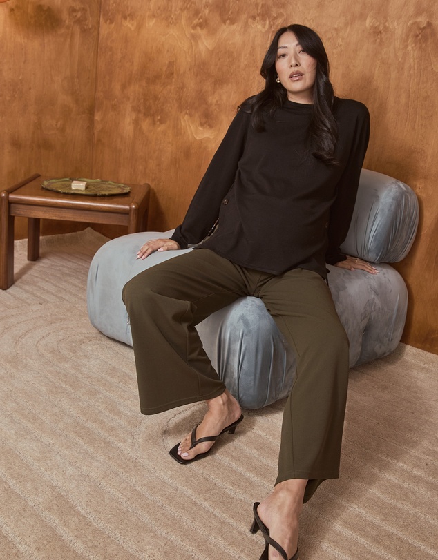 Soon Maternity - Pull-On Wide Leg Pants