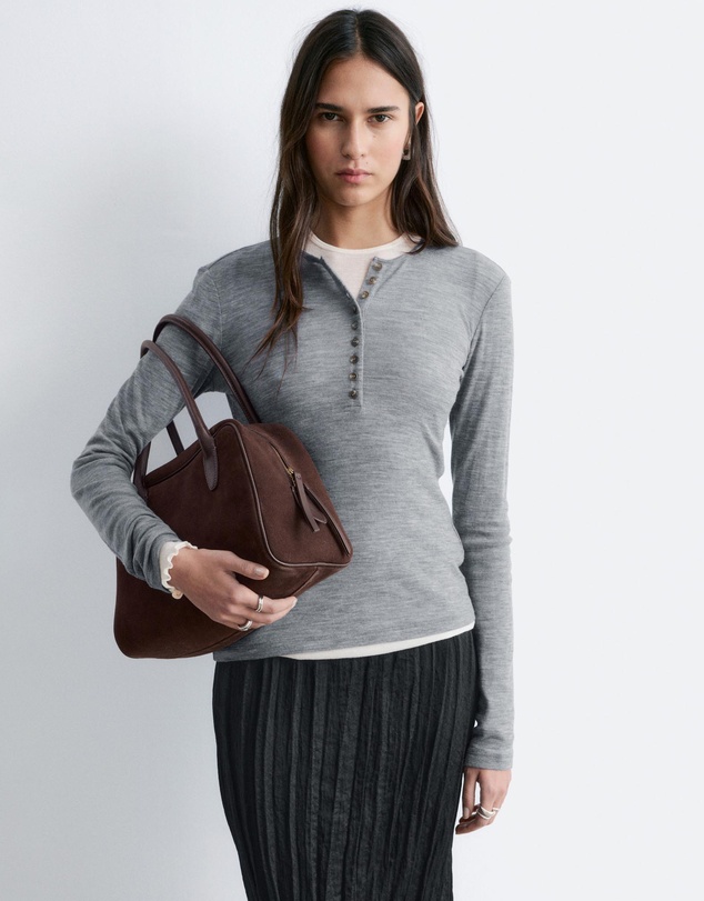 & Other Stories - Half-Placket Wool Top