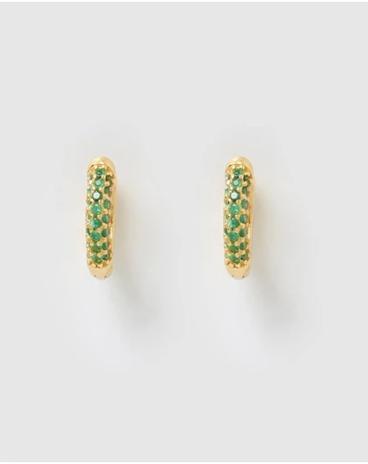 Izoa - Coco Huggie Earrings