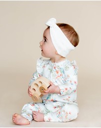 Bebe by Minihaha - Gemma Bird Organic LS Zipsuit - Babies