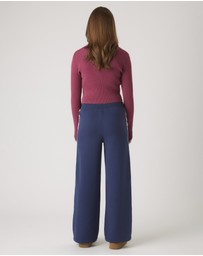 Decjuba Kids - Wide Leg Track Pants - Teens