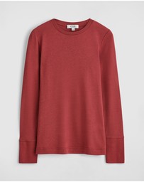 COS - Cotton-Jersey Long-Sleeved Top