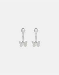 Karen Walker - Butterfly Hoop Earrings