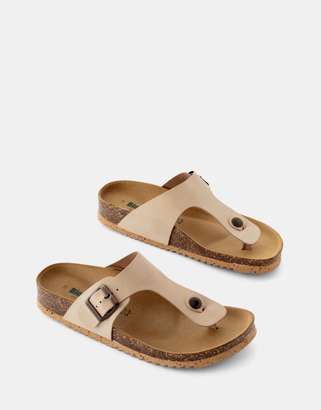 BioNatura - Devina Leather Thong Sandals