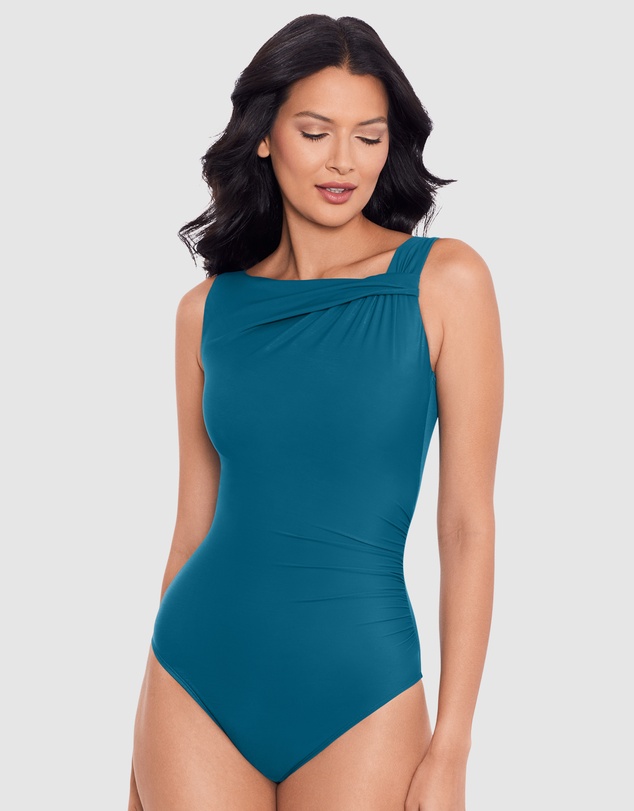 Miraclesuit Swimwear  - Avra Underwired High Neck One Piece Shaping Swimsuit