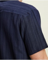 AERE - Linen Rayon Camp Collar Shirt