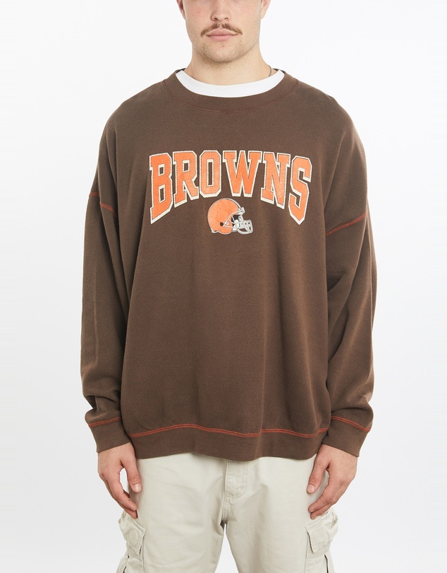 Vintage by The Real Deal - Pre Loved - Vintage NFL Cleveland Browns Sweatshirt