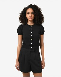 Forcast - Cindy Puff Sleeve Cardigan