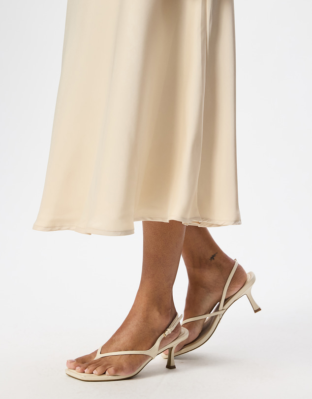Mossée - Willow V Neck Silk Dress